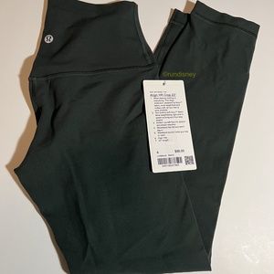 NWT Rainforest Green Align High-Rise Crop 23" Size 4